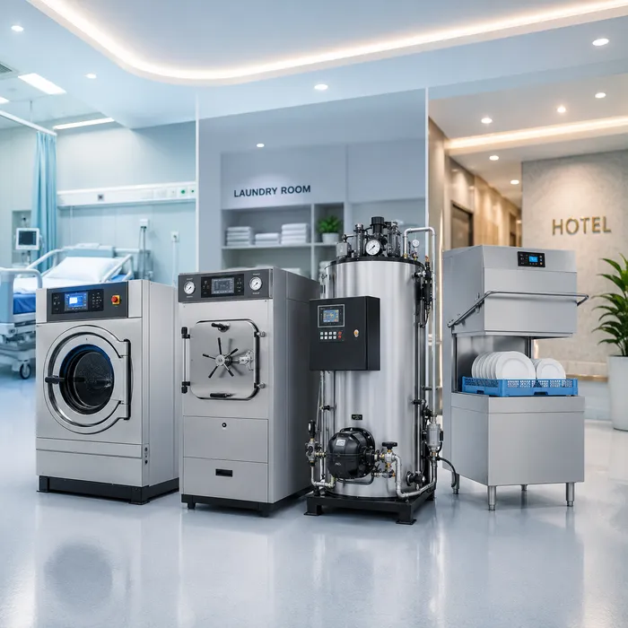 Mesin laundry industri untuk hotel rumah sakit dan laundry profesional