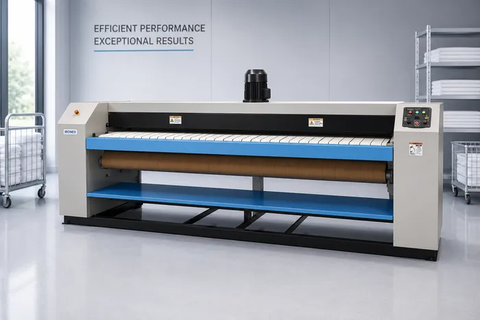 Flatwork Roll Ironer mesin setrika linen profesional