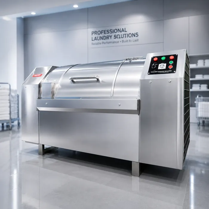 Washer Capsule mesin cuci laundry industri kapasitas 20 kg sampai 100 kg